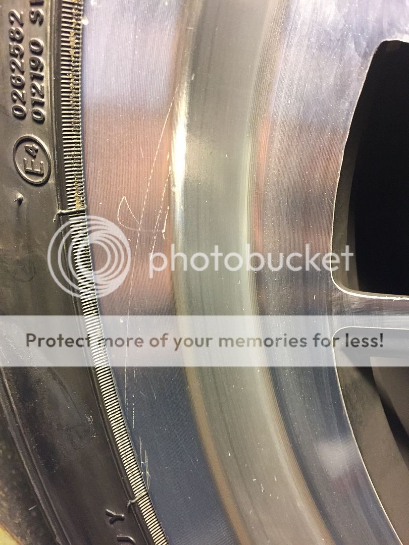 The tire shop scratched my wheels Vintage Mustang Forums