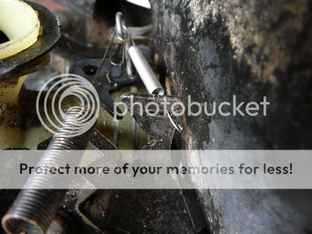 4 hp B&S Yard Machine MTD push mower Idle spring Handyman WIRE