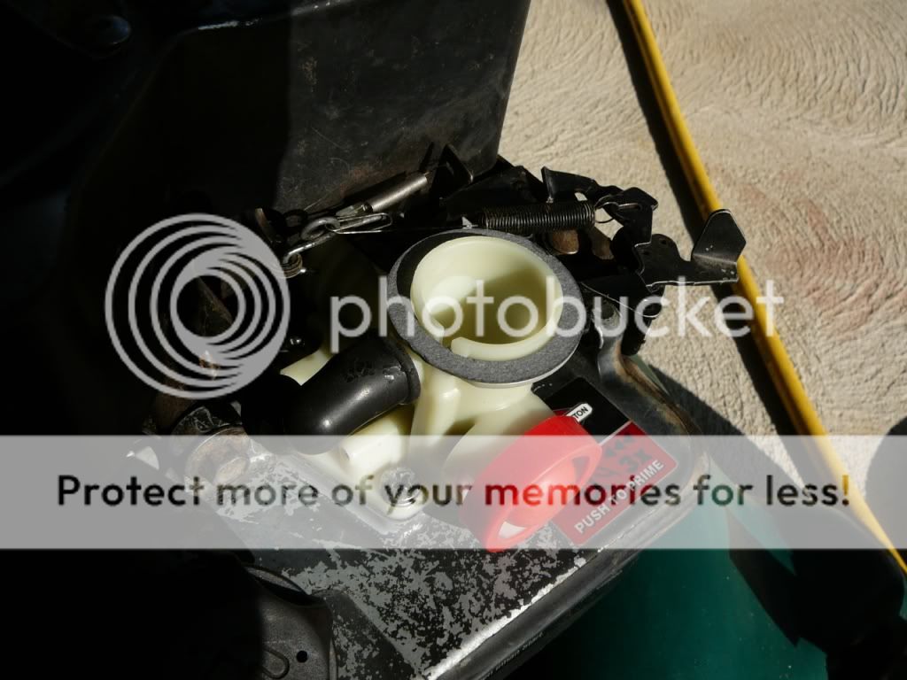 4 hp B&S Yard Machine MTD push mower Idle spring Handyman WIRE