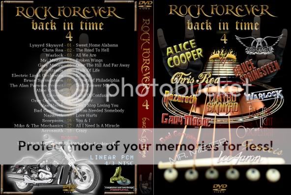 Rock Forever - Back In Time 4DVD'S Rock Forever - Back In Time 4DVD'S
