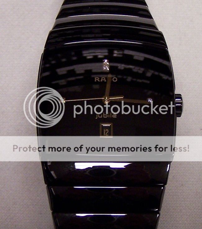 rado authentic swiss watch sintra jubile diamond black ceramic
